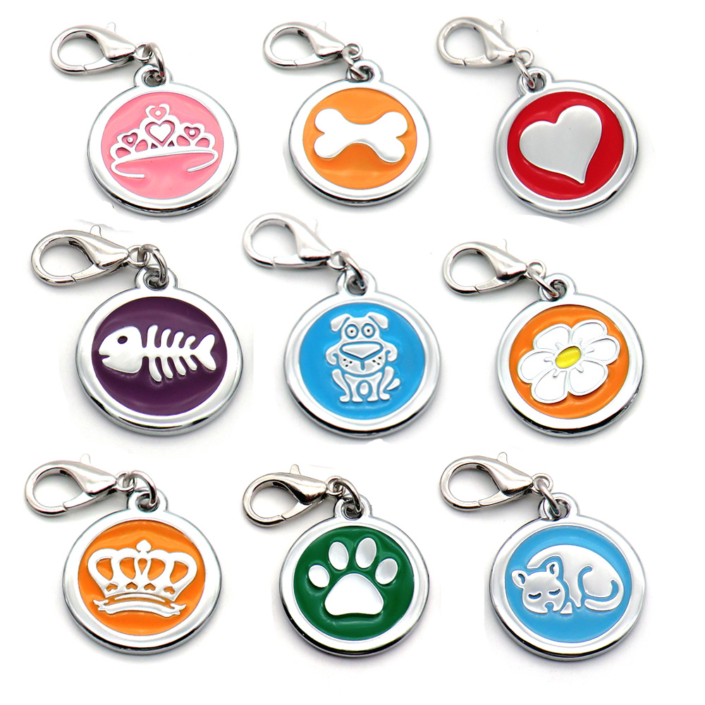 Pet Supplies Wholesale - Wholesale 20Pcs Dog Tag Engraved Custom