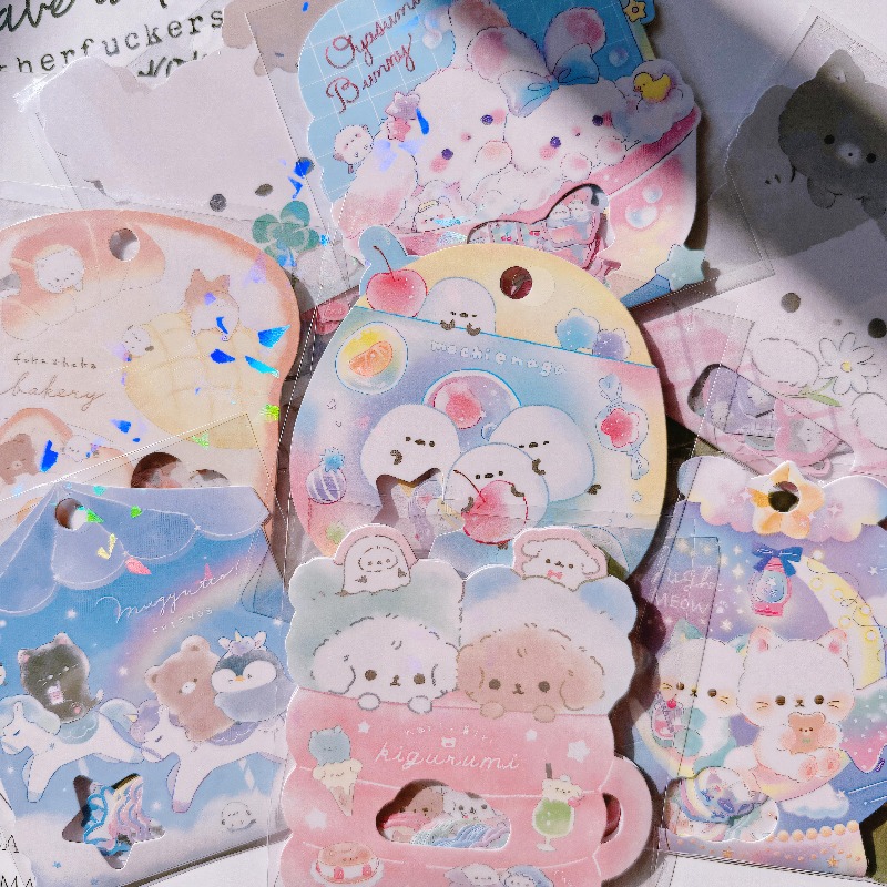 Pet Supplies First - 21pcs/pack Puppy Cat Animal Stickers PVC