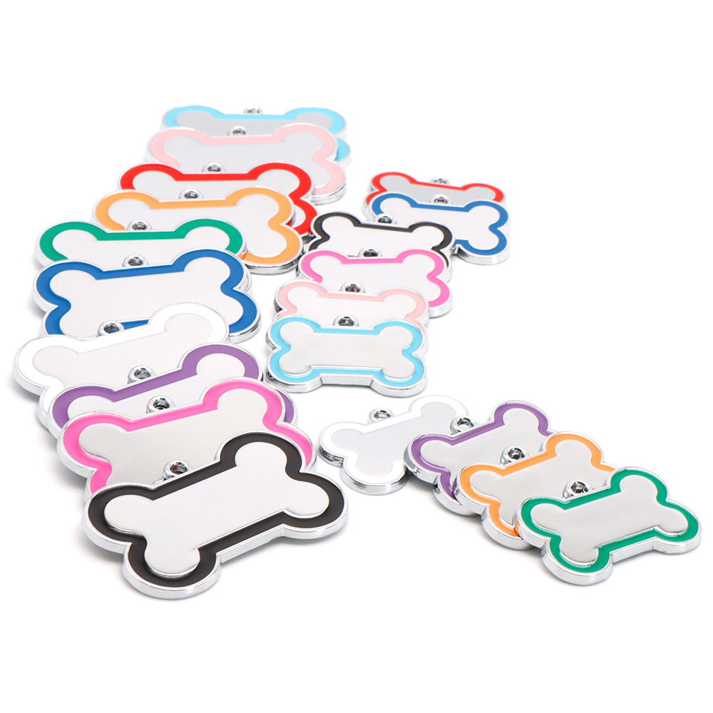 Pet Supplies Wholesale - Wholesale 100Pcs 10 Colorful Cute Engraved