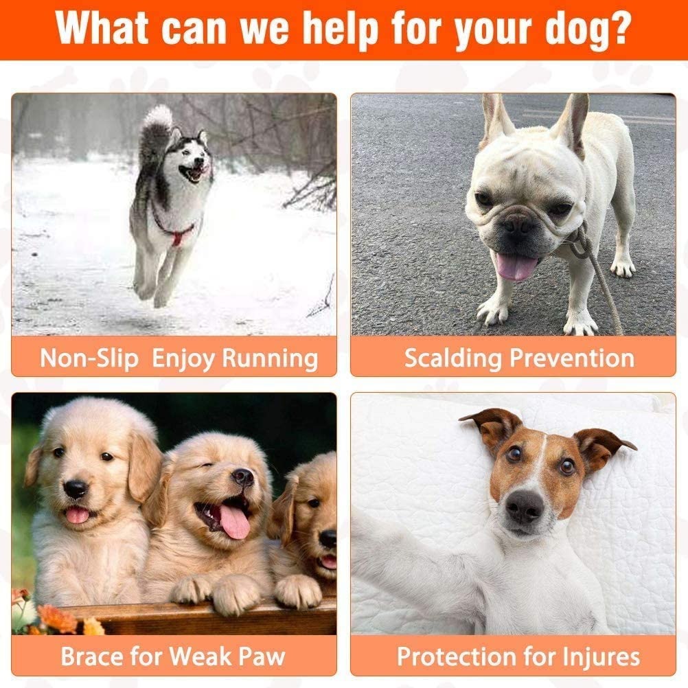 24PCS Dog Paw Protector Anti-S - Dog Booties Paw Protector review and price