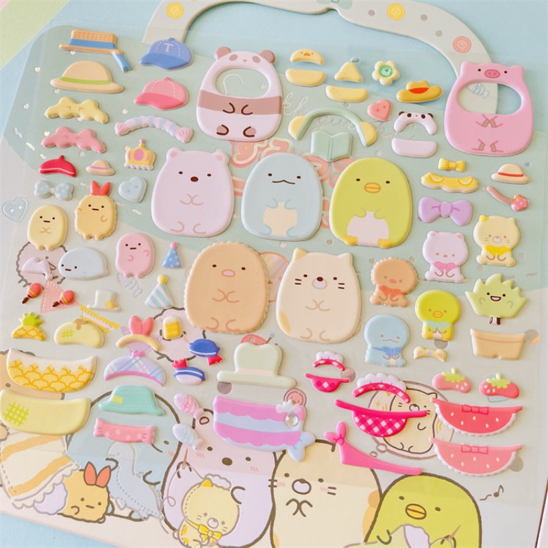 Kawaii Shirokuma Stickers 3D B - Pet Supplies First review and price