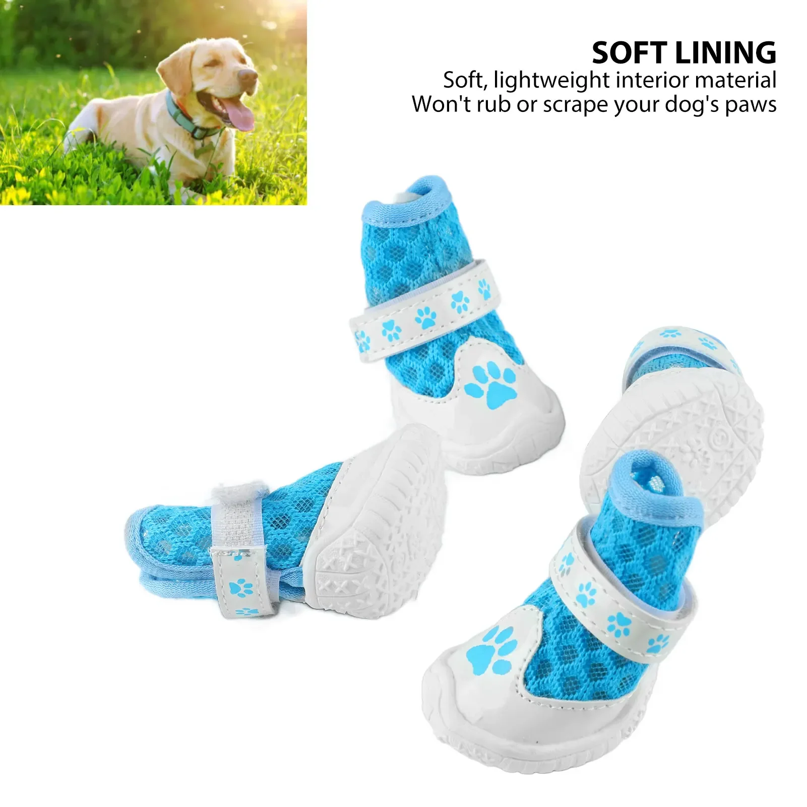 4pcs Dog Booties Spring Summer - Dog Booties Paw Protector review and price